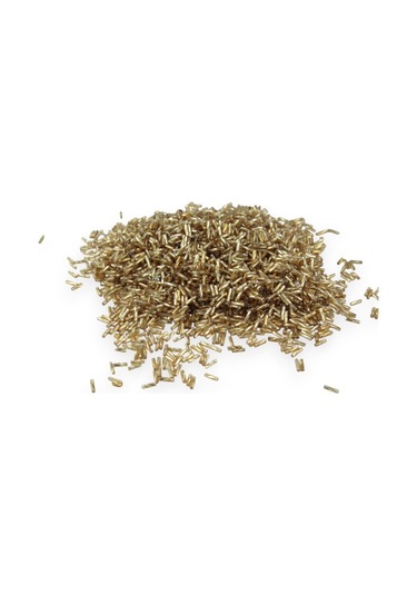 Açık Gold Boru 6x2 Mm Boncuk 100 Gr