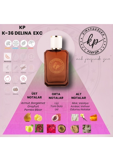 KP Kimyagerden K-36 Açık Parfüm Extrait De Parfum 50 ML