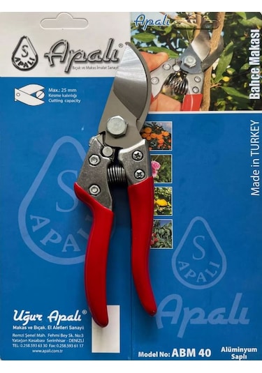 Apalı Bağ Budama Makası Abm 40 Alüminyum Sap