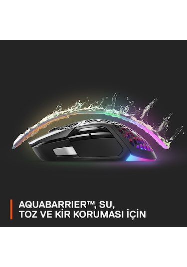 SteelSeries Aerox 5 Kablosuz RGB Oyuncu Mouse