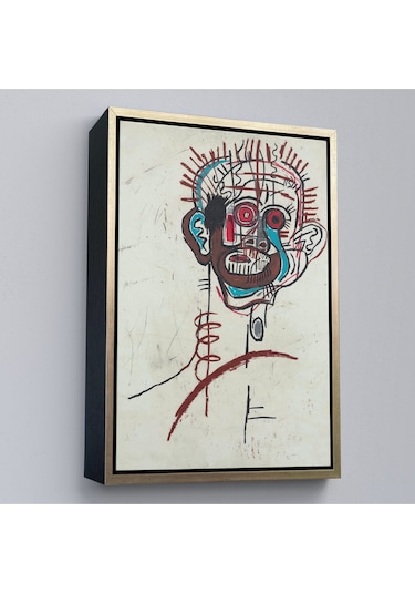 Çerçeveli Jean-michel Basquiat - İsimsiz Tablo - Untitled-7441