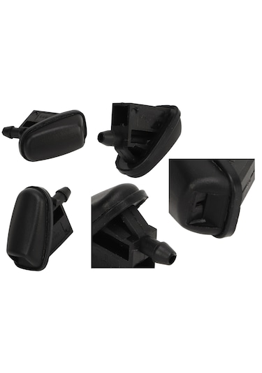 Ford Focus 2 Cam Su Fıskiye Memesi Ford Focus 3 Cam Su Fıskiye Memesi 2 Adet Siyah Renk 2 Adet Takım