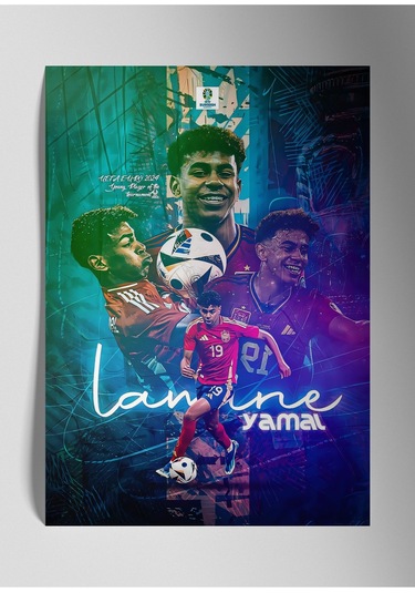 Metal Baskı Parlak Duvar Tablosu - Lamine Yamal