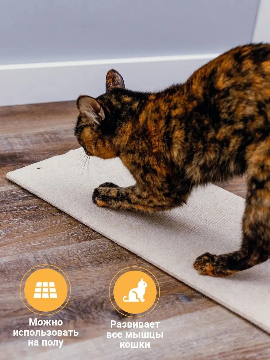 Dzessi Duvar Tipi Köşe Halılı Kedi Tırmalama Tahtası 75635439