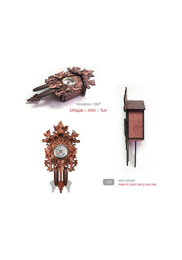 Qingmipy Vintage Tarzı Ahşap Duvar Saati - Modern Dekor İle Ev, Kafe Ve Restoranlar İçin Şık Aksesuar Çok Renki