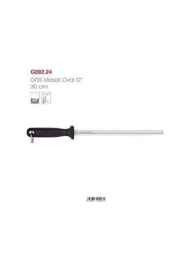 Ggs Masat Solingen Oval Masat No:12 Krom Elmas G092.24