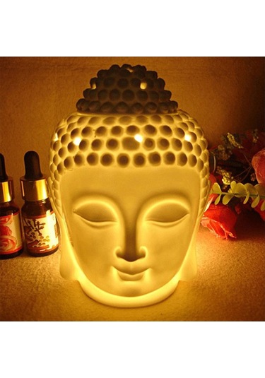 Dekoratif Buda Tasarımlı Buhurdanlık 14 Cm Yağ Hediye