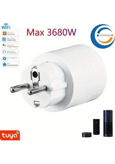 Motion003 1 Adet Düzenleyici Akıllı Wifi Soketi Mini Tuya Uygulama Alexa Google Home Ses Kon