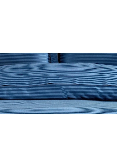 Bella Bambu Jakar Kumaş Indigo Çift Kiş. Nevresim Takımı 6 Parça - 1181 Renkli