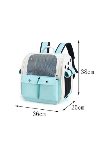 Cbtx Nefes Alabilen Kare Kedi Sırt Çantası Katlanabilir Açık Hava Taşınabilir Evcil Hayvan Çantası Model 4 Gri
