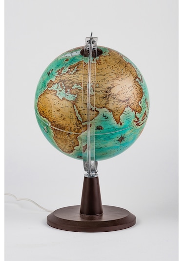 Işıklı Antik Modern Seri Usb Kablolu Dünya Küresi 30 CM