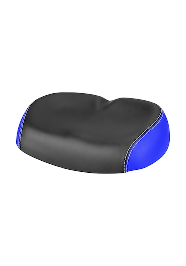 Lemestar Mavi Bisiklet Koltuğu: Burunlu Olmayan, Konforlu Sürekli Sürüş Dikişli Lastik Üstü Spor Bisiklet Yastığı Mavi