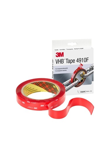 3M 4910F Vhb Çift Taraflı Bant Şeffaf 19 Mm X 3 Metre
