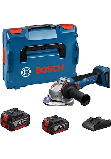 Bosch GWS 18V-11 S 2x5.0AH Çift Akülü Taşlama