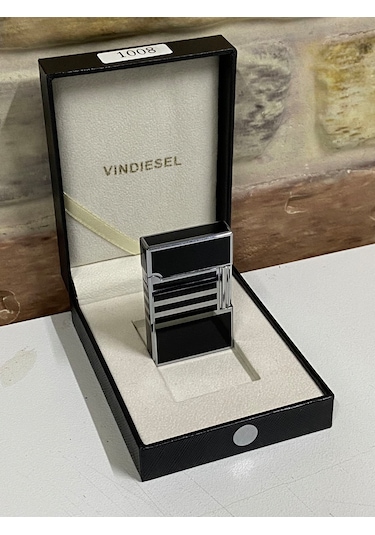 Vindiesel Marka Siyah Gri Renk Yatay Çizgi Desenli Gazlı Model Ki