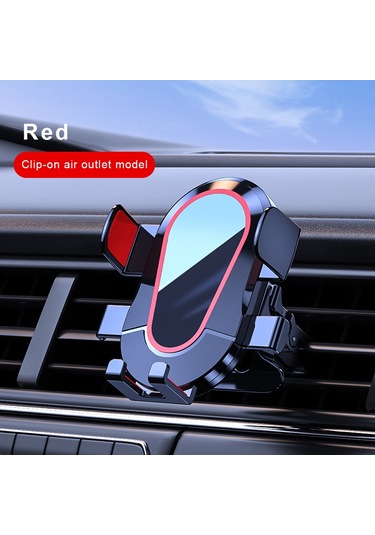 Araba Telefon Tutucu Yedek Kaymaz Araba Cep Telefonu Standı Tip 2 Kırmızı Çok Renkli