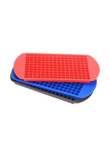 Jeehugo Gıda Kalitesi Silikon 160 Hücre Buzluk, Hızlı Dondurma Ve Blender İçin Uygun, Çocuk Dost Küçük Buzlar, Lavabo Güvenli Kahverengi Buz Formu Çok Renkli