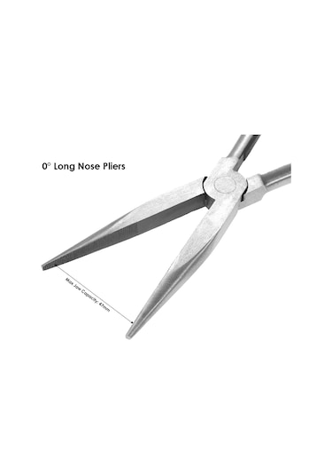 Youtek Uzun Dik Burunlu Pense 11 İnç - 45 Çelik Malzeme - Manuel Kullanim - Tamir Ve Atölyeler İçin Çok Renkli