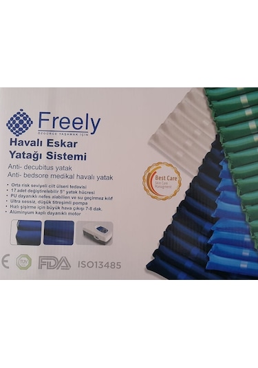 Freely Yeni Boru Tipi Havalı Yatak Ventilasyonlu Hasta Yatağı