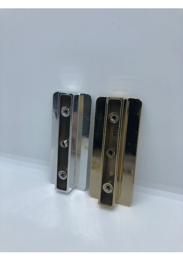 Sert Plastik, Elit, Kaplamalı Parlak 64 Mm Dolap, Çekmece, Mobilya Kulpu 5 Adet Gold Kaplama