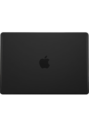 Macbook Uyumlu Pro 14inç M3/m4/max A3112 A3185 A3401 A2918 A1992 Kılıf Kristal Ön Arka Şeffaf Kapak Siyah