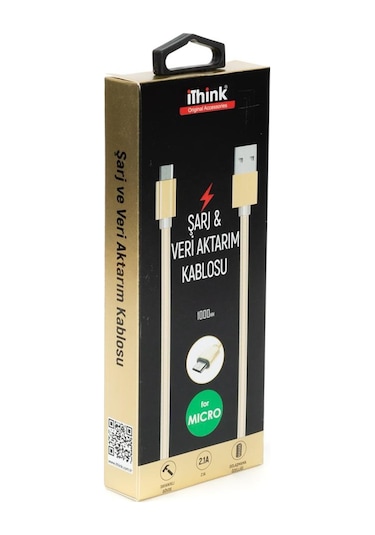 İthink K24M Spiral Micro Kablo Gold