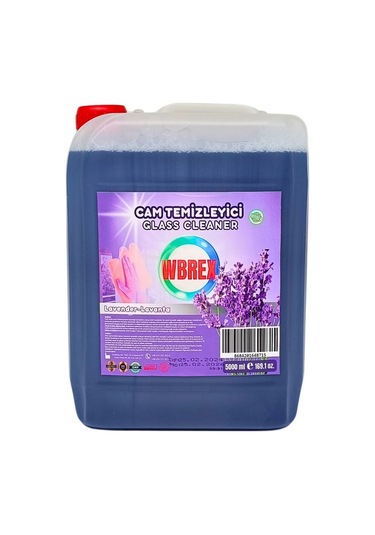 Wbrex Lavanta Kokulu Profesyonel Cam Temizleyici 2 x 5 L