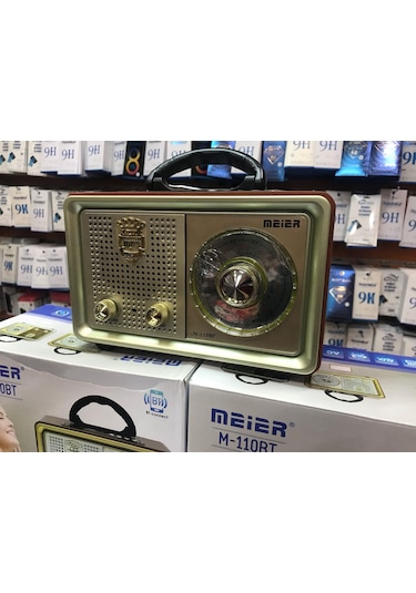 Meıer M-110Bt Nostaljik Sd Kart Girişli Bluetooth Radyo