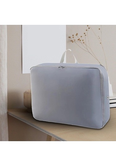 Trendooze Yüksek Kapasite Saklama Çantası, Bagaj Düzenleyici Giyim İç Koyu Gri Koyu Gri