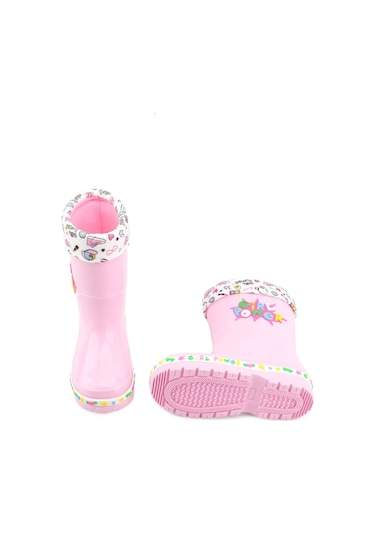 Gezer 00678 Kız Çocuk Termal Astarlı Su Yağmur Geçirmez Çizme Pembe