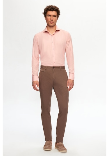 Twn Slim Fit Vizon Armürlü Chino Pantolon 5ecc3s208232m V01
