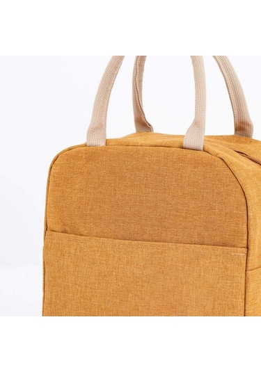 Öğle Yemeği Çantası Taze Soğutucu Çantalar Su Geçirmez Naylon Taşınabilir Fermuar Termal Oxford Öğle Yemeği Çantaları Kadınlar İçin Uygun Öğle Yemeği Kutusu Tote Gıda Çantaları 2 Siyah