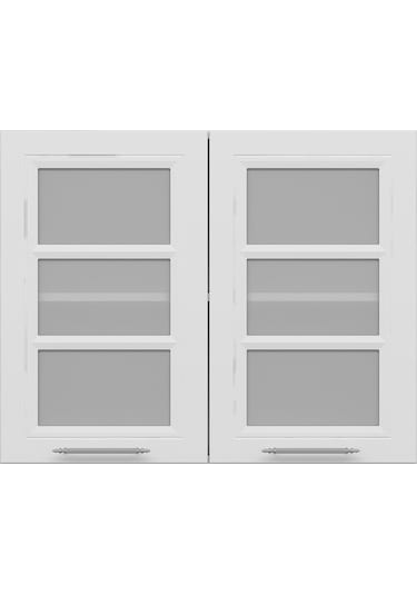 Minar Mutfak Modül Üst 2dk1r 90cm Dolap Byz Cam Mebran C Byz