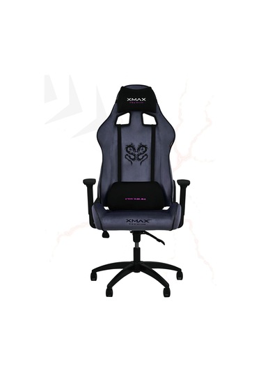 Rio Plus Balerion Terletmez Kadife Kumaş Antrasit Gaming Oyuncu Koltuğu -5 Gri