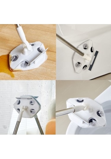 Büro Ev Ofis Mutfağı İçin Islak Mendil Uyumlu Pratik Çek Çekli Mop