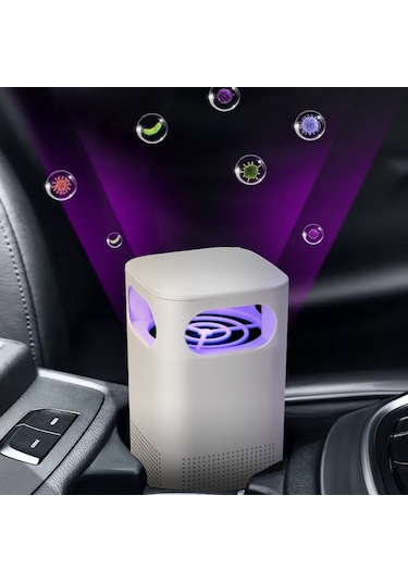 Usb Takılabilir Ev Yatak Odası Koku Giderici Masaüstü Araba Negatif İyon Hava Temizleme Cihazı Kare
