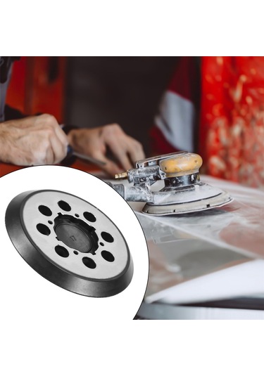 Maiyame 4 Adet 5 İnç 8 Delikli Zımpara Pedi - Dwe6423 Uyumlu, Dayanıklı Metal Tabanlı