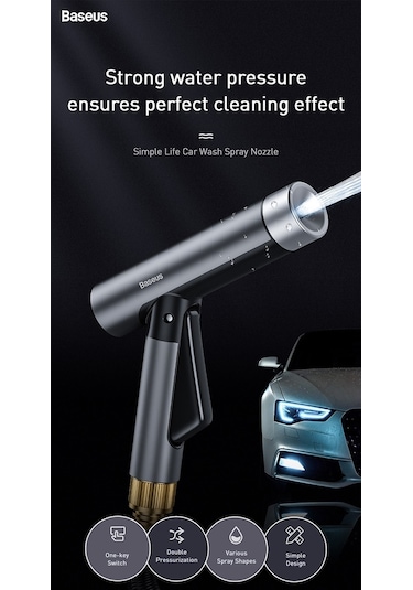 Baseus 30 Metre Sihirli Araç Yıkama Hortumu Simple Life Car Wash