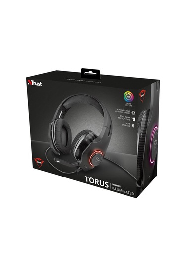 Trust GXT 455 Torus RGB Işıklı Kulak Üstü Oyuncu Kulaklığı