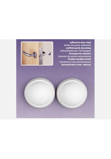 İkili Duvar Kapı Stoperi Çift Taraflı Yapışkanlı