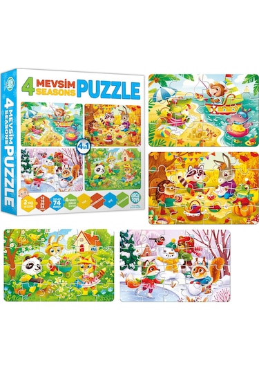 Circle Toys 4 Mevsim  Puzzle
