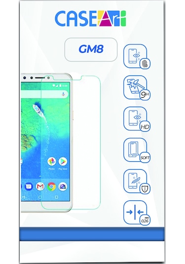 General Mobile GM8 ile Uyumlu Kırılmaz Cam Ekran Koruyucu