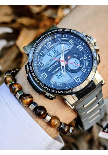 Joefox JOE-012-A Erkek Kol Saati + Bileklik