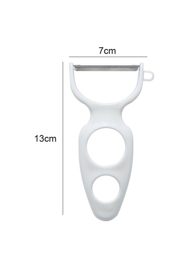 20 Adet Yaratıcı Paslanmaz Çelik Kazıma Soyma Çok Fonksiyonlu Sebze Ve Meyve Soyucu White , Size:20 Pcs Fruit Peeler White Diğer