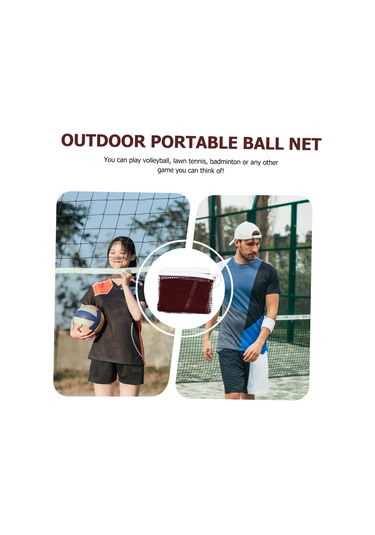 Standart Badminton Voleybol Turşusu İçin Açık Badminton Net Kompakt Tasarım