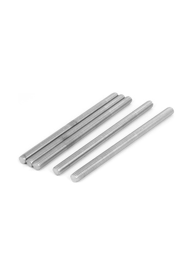 Iıvverr M12 X 200mm 304 Paslanmaz Çelik Sağ El İpliği Tamamen Dişli Çubuk Saplama 5 Pcs M12 - 60
