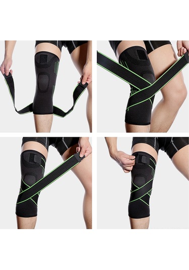 Yuntech01 Yeni Nesil Kaymaz Spor Dizlik - Koşu, Basketbol Ve Bisiklet İçin Mükemmel Koruma Turuncu, M Çok Renkli