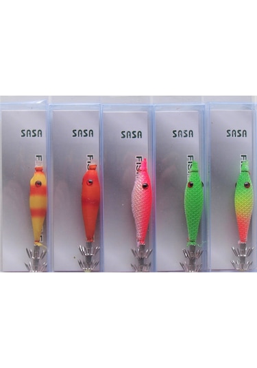 Sasa Yumuşak Kalamar Zokası 5Li Set 5 Cm 4 Gr