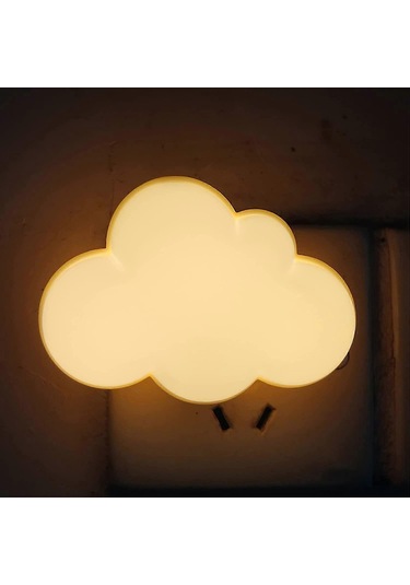 Çocuklar Ve Yetişkinler İçin Sensörlü Led Gece Lambası, Sevimli R Çok Renkli