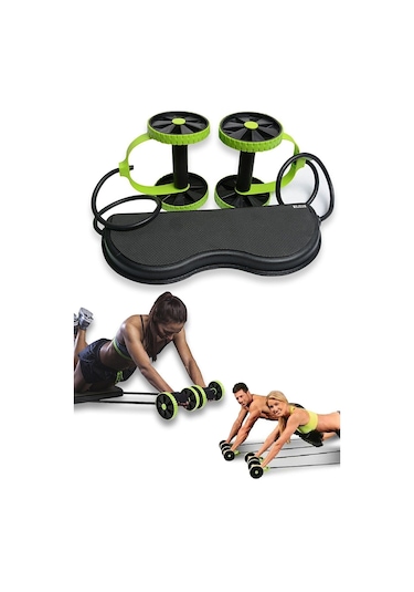 CKSpor Çok Fonksiyonlu Tekerlekli Karın Bel Göbek ve Vücut Egzersiz Aleti